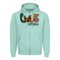 Seafoam love Christmas Zipper Hoodie - CowhideDigitalArt
