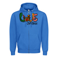 True Royal love Christmas Zipper Hoodie - CowhideDigitalArt