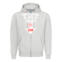 Dove Grey Mens Crude Humor Inappropriate Emotional Support Snake Halloween Zipper Hoodie - trangStudio