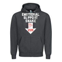 Smoke Mens Crude Humor Inappropriate Emotional Support Snake Halloween Zipper Hoodie - trangStudio