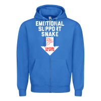 True Royal Mens Crude Humor Inappropriate Emotional Support Snake Halloween Zipper Hoodie - trangStudio