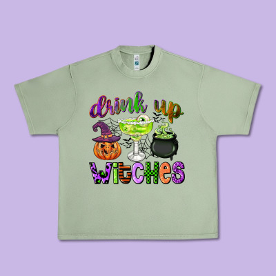 Drink Up Witches Urban Heavy Tee Designed By Cowgirlartshop