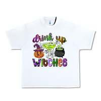 White drink up witches Urban Heavy Tee - CowGirlArtShop