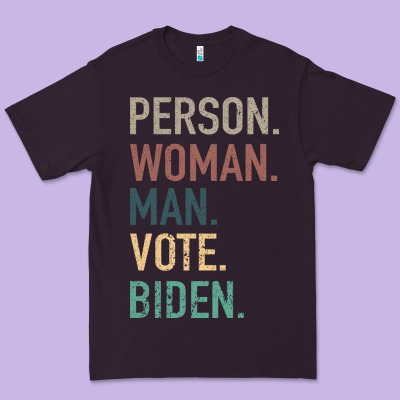 Person Woman Man Vote Biden Premium Tee Designed By Bettercallsaul
