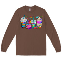 Chestnut pride lgbtq coffee cups Long Sleeve Tee - OliviaCreatesArt
