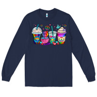 Navy pride lgbtq coffee cups Long Sleeve Tee - OliviaCreatesArt
