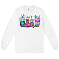 White pride lgbtq coffee cups Long Sleeve Tee - OliviaCreatesArt