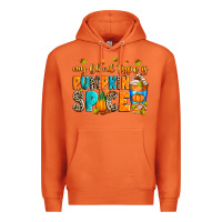 Carrot My blood type is pumpkin spice Premium Hoodie - RanaPortraitStore