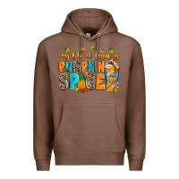 Chestnut My blood type is pumpkin spice Premium Hoodie - RanaPortraitStore