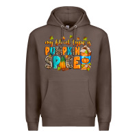 Coffee My blood type is pumpkin spice Premium Hoodie - RanaPortraitStore