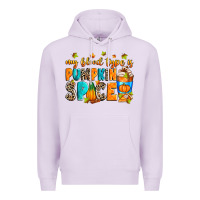 Lilac My blood type is pumpkin spice Premium Hoodie - RanaPortraitStore