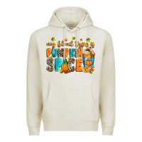Oatmeal Heather My blood type is pumpkin spice Premium Hoodie - RanaPortraitStore