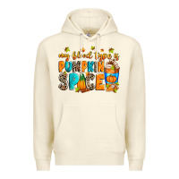 Sandshell My blood type is pumpkin spice Premium Hoodie - RanaPortraitStore
