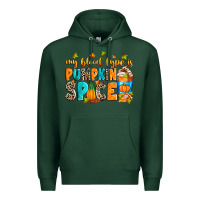 Sports Green My blood type is pumpkin spice Premium Hoodie - RanaPortraitStore