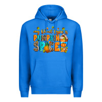 True Royal My blood type is pumpkin spice Premium Hoodie - RanaPortraitStore
