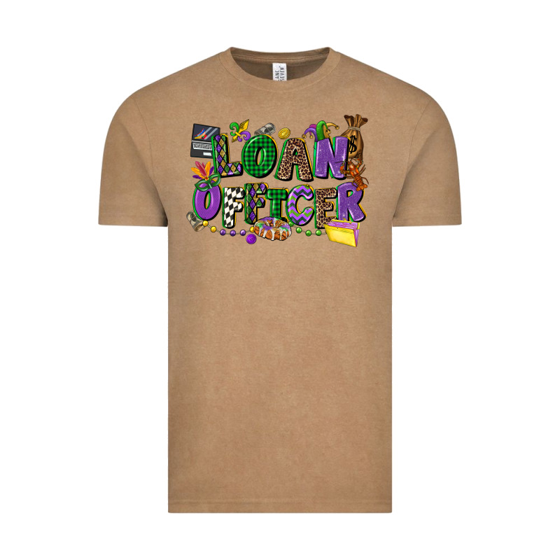 Loan Officer Mardi Gras Cowgirl Vintage Tee by CowGirlArtShop | Teevron
