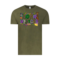 Vintage Olive loan officer mardi gras cowgirl Vintage Tee - CowGirlArtShop