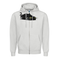 Dove Grey spooky halloween jdm s14 silvia 240sx black cat illustrated t shirt Zipper Hoodie - trangStudio