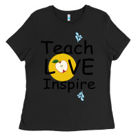 Black Teach Love Inspire Ladies Tee - Bettercallsaul