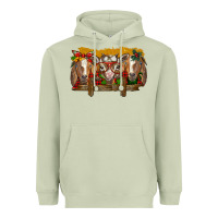 Matcha Christmas goats Heavyweight Hoodie - BarkalooDesign