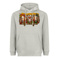 Moon Dust Christmas goats Heavyweight Hoodie - BarkalooDesign