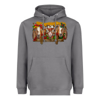 Storm Christmas goats Heavyweight Hoodie - BarkalooDesign