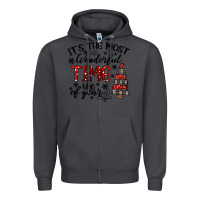 Smoke IT THE MOST WONDERFUL TIME the of year Zipper Hoodie - CowhideDigitalArt