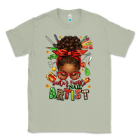 Matcha santa's favorite nail artist afro messy bun Classic Tee - texasbilliewilder