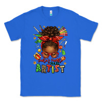 True Royal santa's favorite nail artist afro messy bun Classic Tee - texasbilliewilder