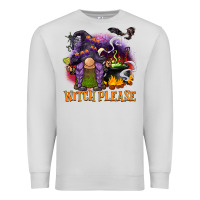 Dove Grey witch please Premium Sweatshirt - BarkalooDesign