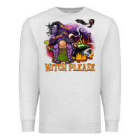 Oatmeal Heather witch please Premium Sweatshirt - BarkalooDesign