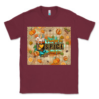 Burgundy Pumpkin spice junkie Classic Tee - RanaPortraitStore
