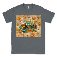 Charcoal Heather Pumpkin spice junkie Classic Tee - RanaPortraitStore