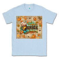 Dusty Blue Pumpkin spice junkie Classic Tee - RanaPortraitStore