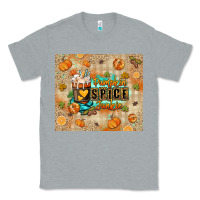 Heather Grey Pumpkin spice junkie Classic Tee - RanaPortraitStore