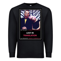 Black Lost in Translation Poster GIFT Premium Sweatshirt - trangStudio