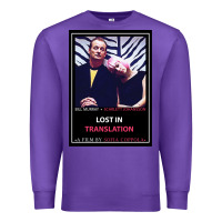 Purple Lost in Translation Poster GIFT Premium Sweatshirt - trangStudio