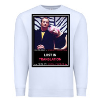 White Lost in Translation Poster GIFT Premium Sweatshirt - trangStudio
