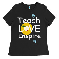 Black teach love inspire Ladies Tee - Bettercallsaul