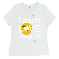 White teach love inspire Ladies Tee - Bettercallsaul