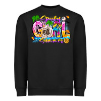 Black spooky girl summer Heavyweight Sweatshirt - CowhideDigitalArt