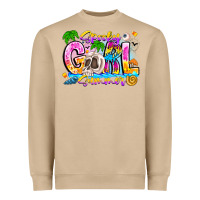 Mushroom spooky girl summer Heavyweight Sweatshirt - CowhideDigitalArt