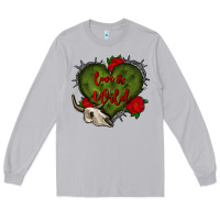 Moon Dust love is wild with bullskull olivia Long Sleeve Tee - OliviaCreatesArt