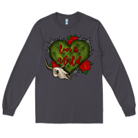 Smoke love is wild with bullskull olivia Long Sleeve Tee - OliviaCreatesArt