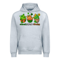 Heather Grey sweet st patricks day cupcake Urban Hoodie - AdoDesignShop