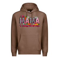 Chestnut This Mama Is Chilling With Her Peeps Premium Hoodie - CowhideDigitalArt