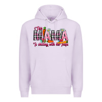 Lilac This Mama Is Chilling With Her Peeps Premium Hoodie - CowhideDigitalArt