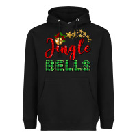 Black christmas jingle bells Heavyweight Hoodie - BarkalooDesign
