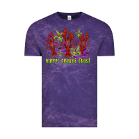 Cloud Purple happy crawdi gras mardi gras carnival Vintage Tee - Jasminsmagicworld