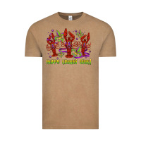 Vintage Coffee happy crawdi gras mardi gras carnival Vintage Tee - Jasminsmagicworld
